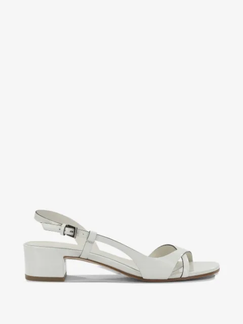 Del Carlo crossover-strap slingback sandals