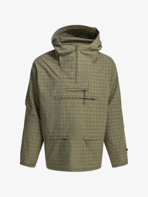 DAIWA PIER39 check-pattern hooded coat