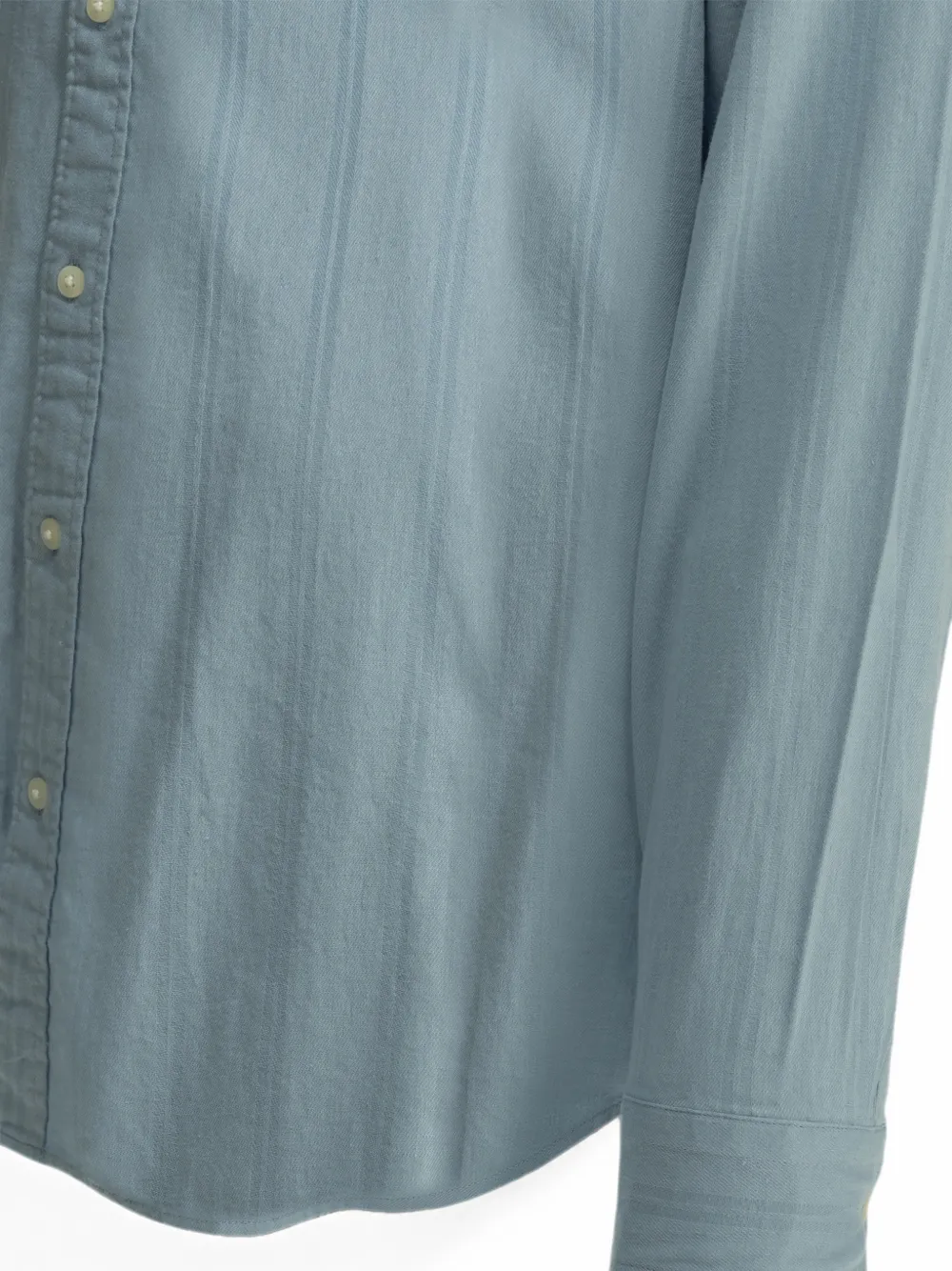 Levi's vertical-stripe button-down shirt Blauw