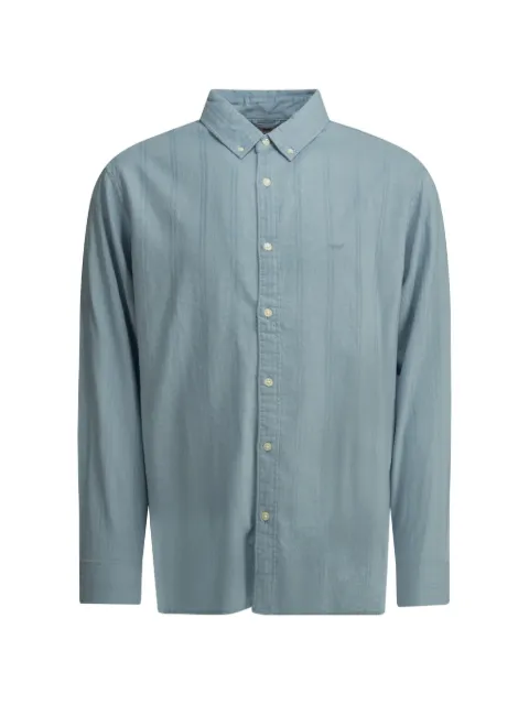 Levi's vertical-stripe button-down shirt