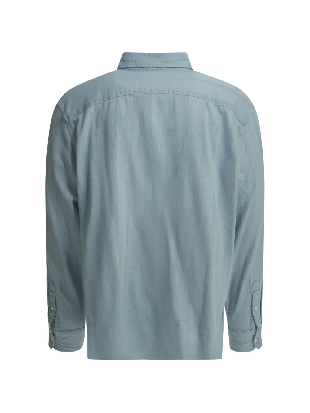 Levi's vertical-stripe button-down shirt Blauw