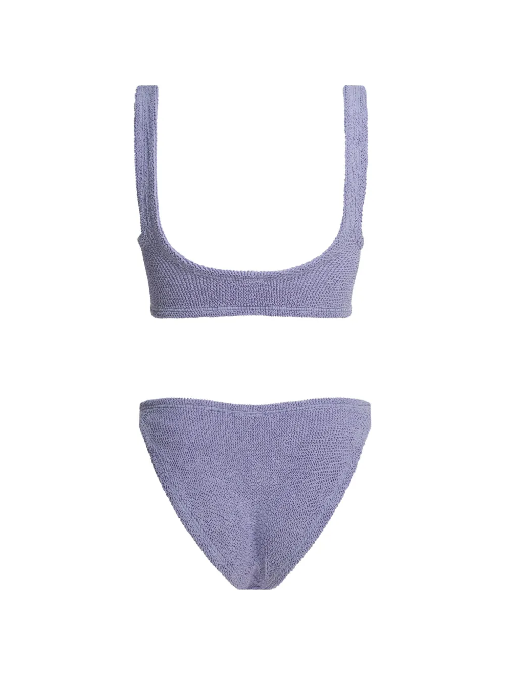 Hunza G Xandra bikini met gekreukt effect Paars