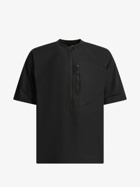 DAIWA PIER39 half-zip chest-pocket T-shirt