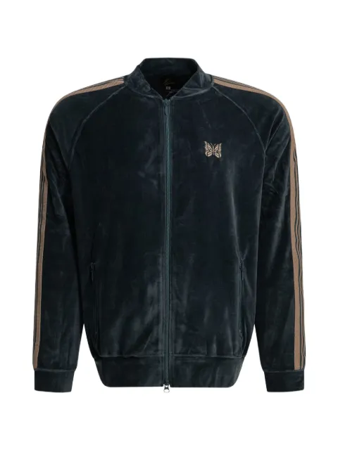 Needles velour side-stripe sweater