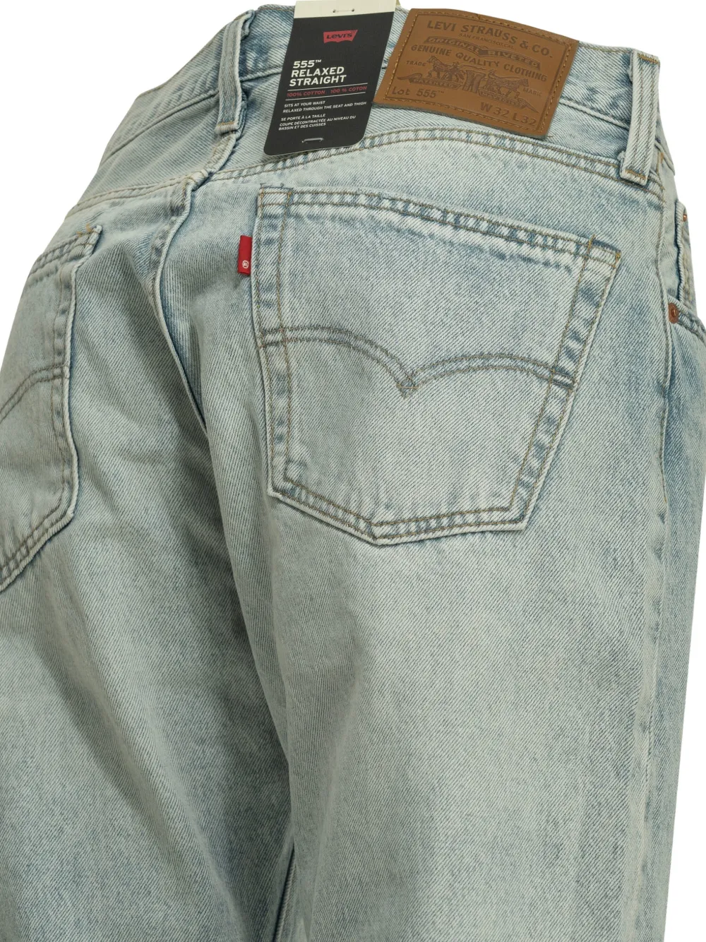 Levi's 555 straight-leg jeans Blauw