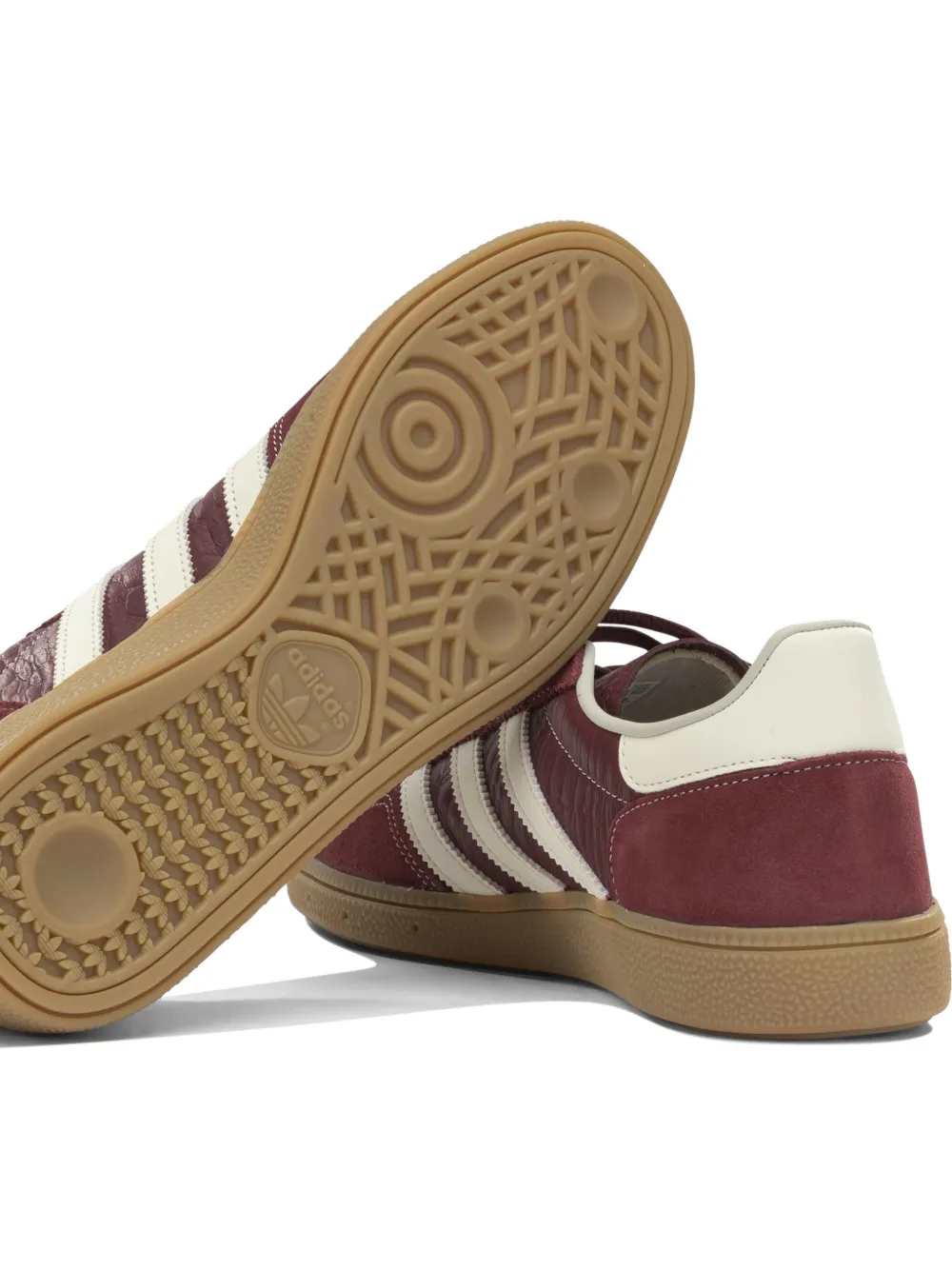 adidas Handball leren sneakers met krokodillen-reliëf Rood