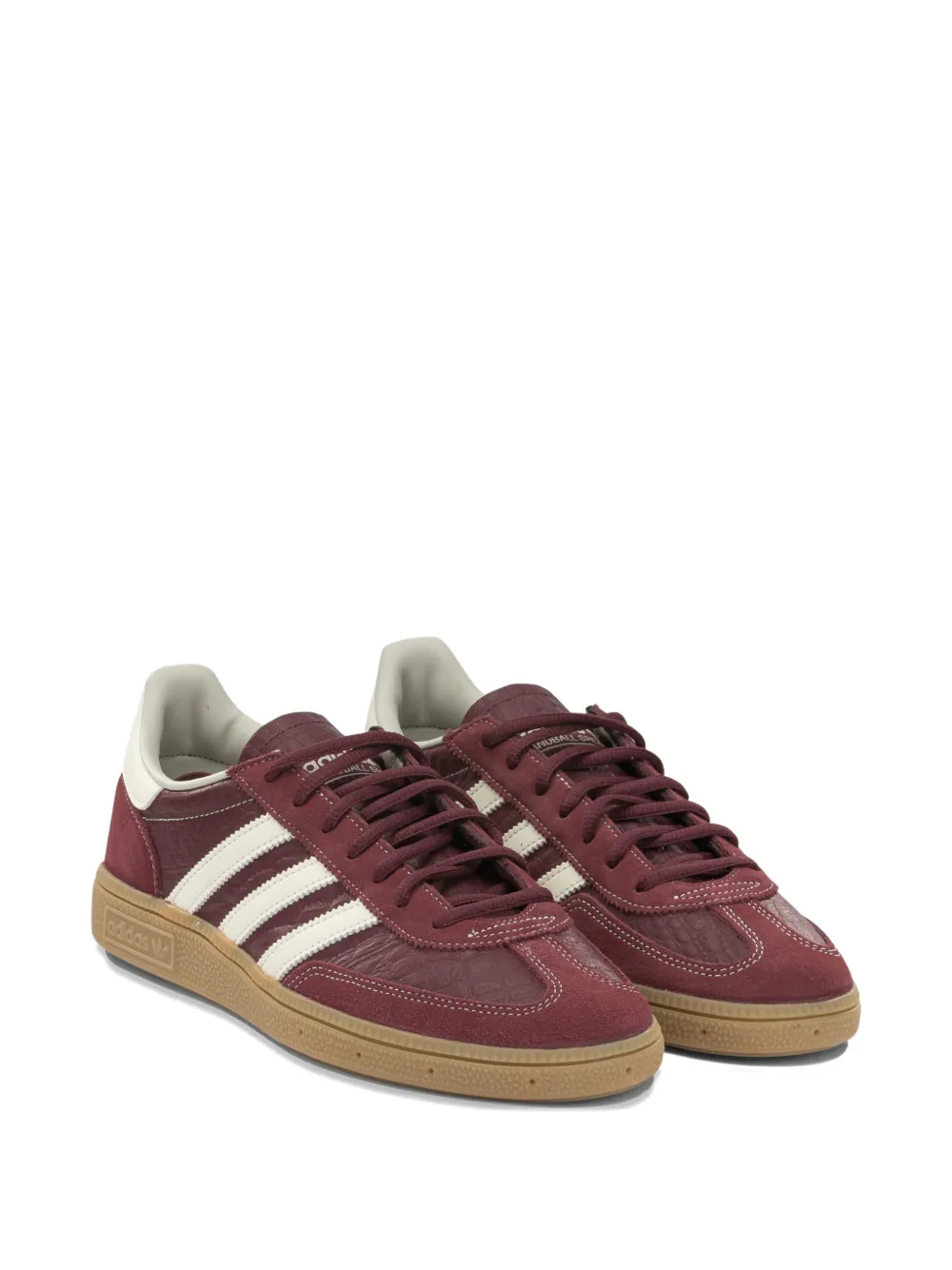 adidas Handball leren sneakers met krokodillen-reliëf Rood
