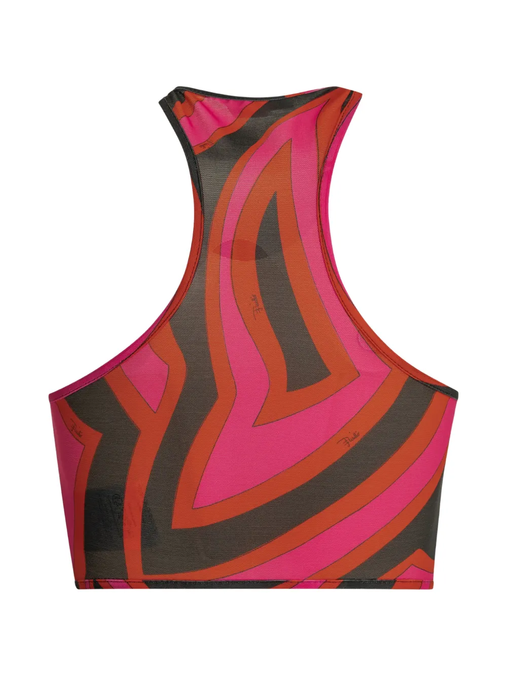 PUCCI Labirinto-print tank top - Rosa