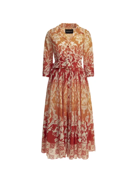 Samantha Sung vestido midi con efecto sombreado