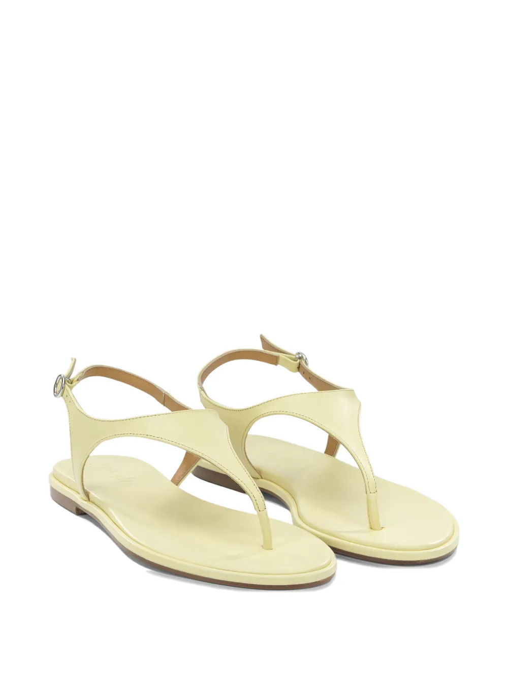 Aeyde Raine buckle-fastening thong sandals Geel