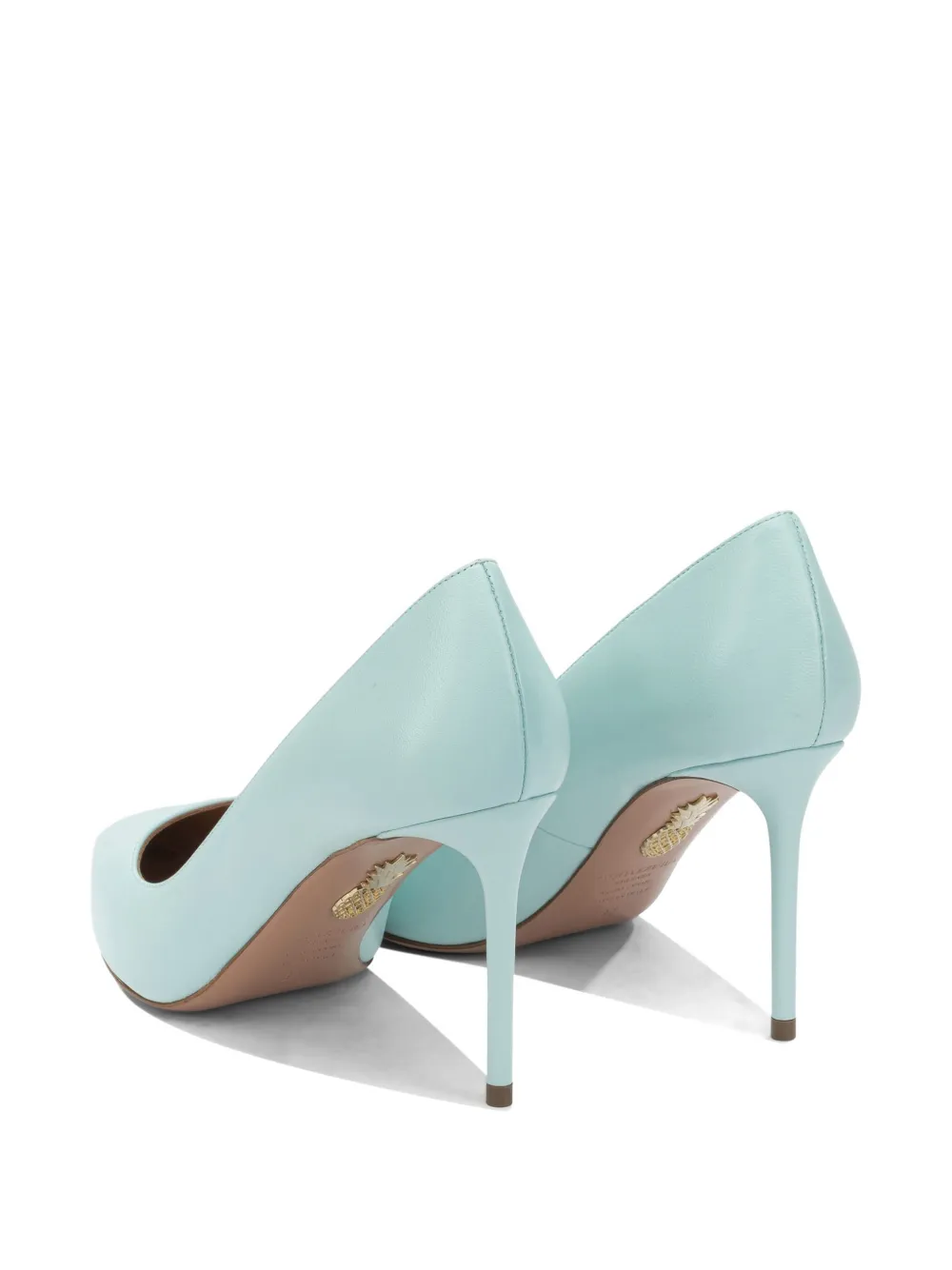 Aquazzura Purist pointed-toe pumps Blauw