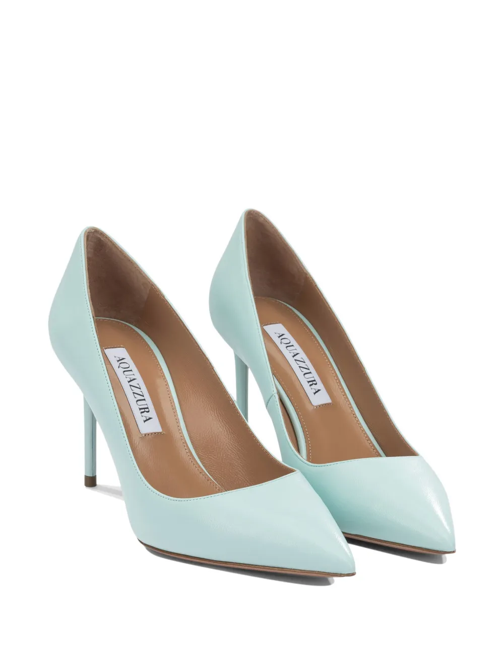 Aquazzura Purist pointed-toe pumps Blauw