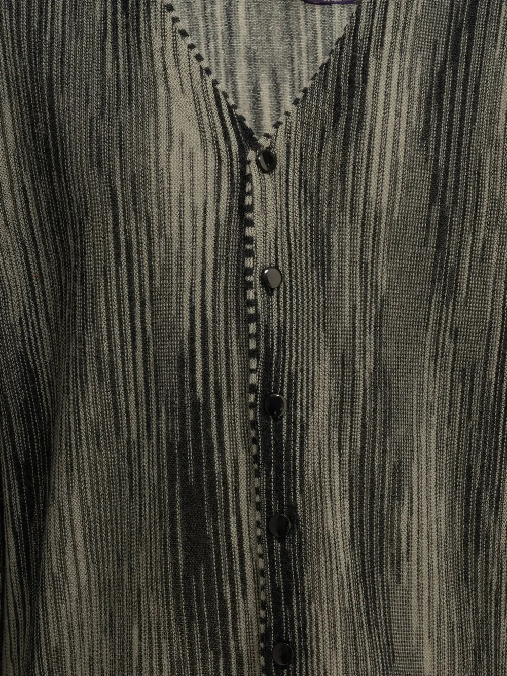 Needles Vest met V-hals Zwart