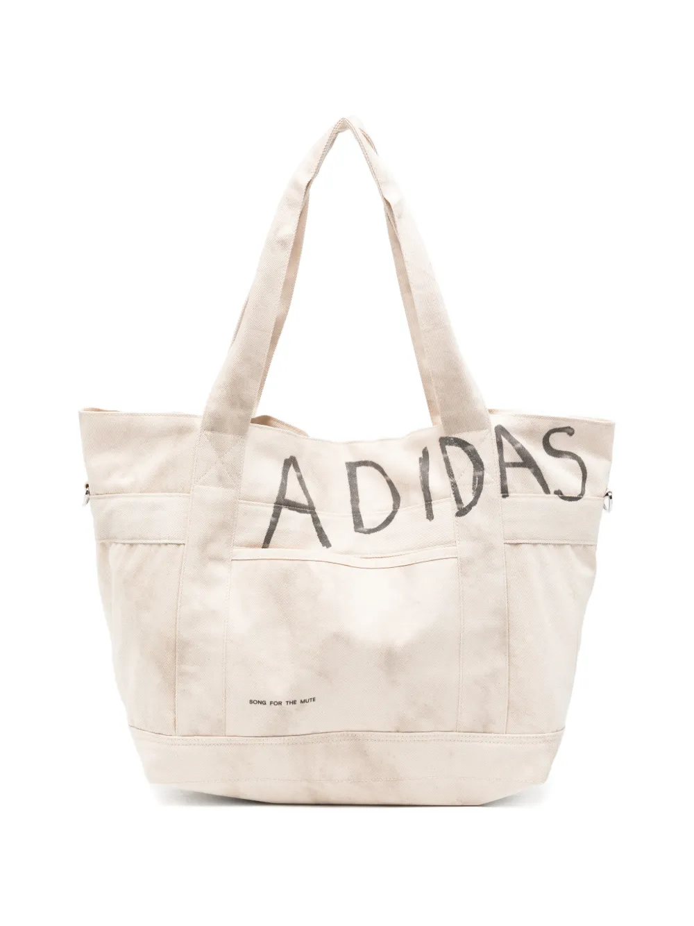 adidas x Song For The Mute logo-print cotton tote bag - Toni neutri