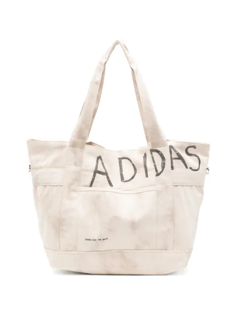 adidas x Song For The Mute logo-print cotton tote bag