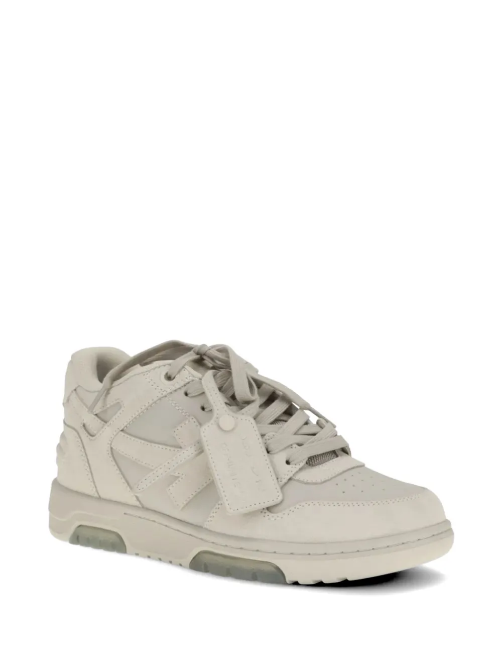 Off-White Out Of Office lace-up sneakers Beige