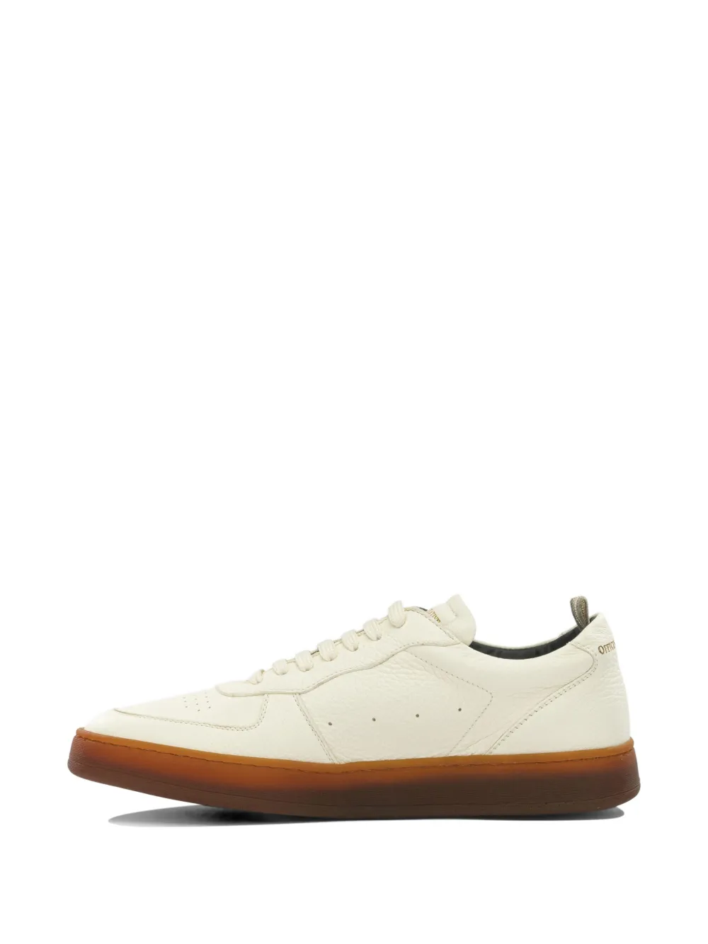 Officine Creative Asset 001 lace-up leather sneakers Wit
