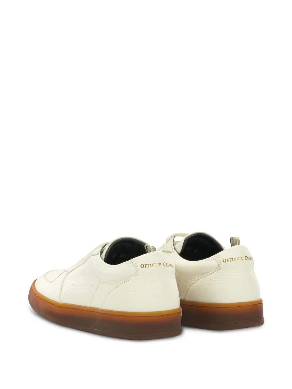Officine Creative Asset 001 lace-up leather sneakers Wit