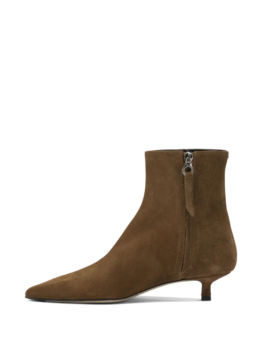 Aeyde Sofie suede ankle boots Bruin