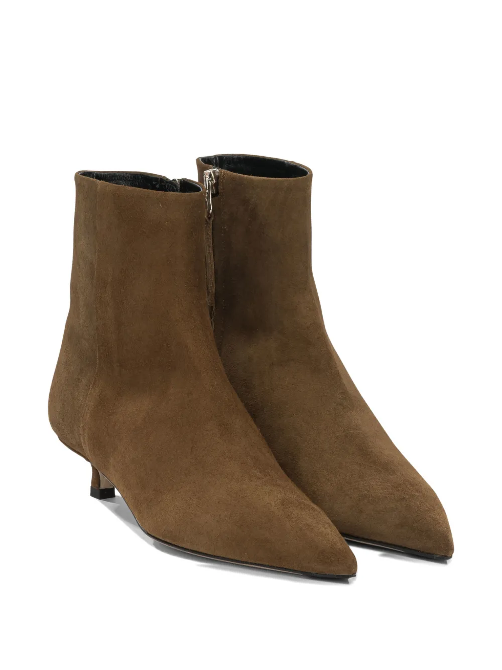 Aeyde Sofie suede ankle boots Bruin