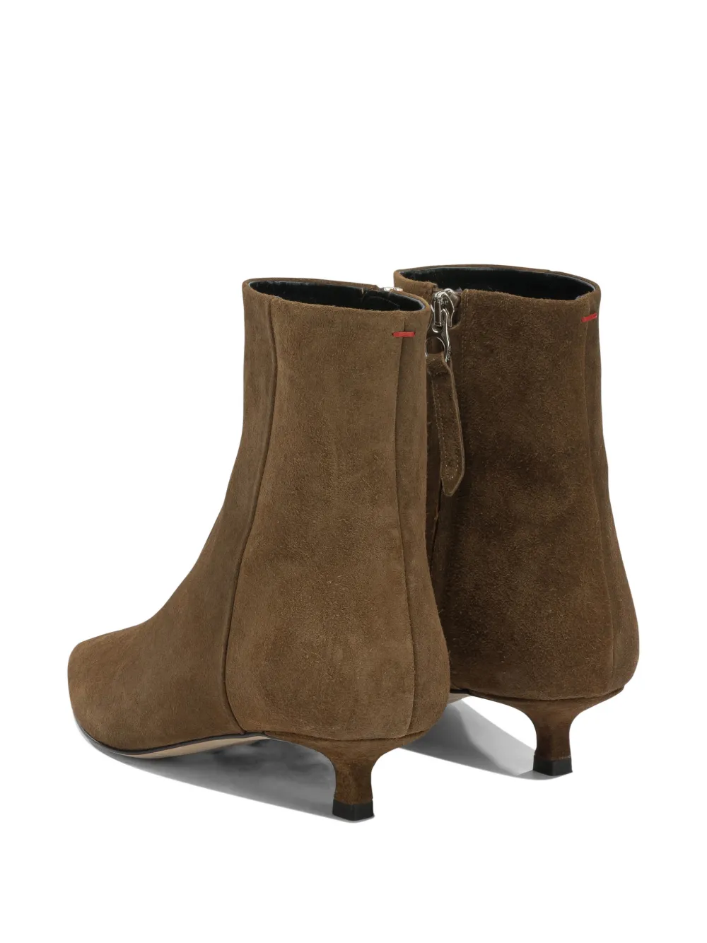 Aeyde Sofie suede ankle boots Bruin