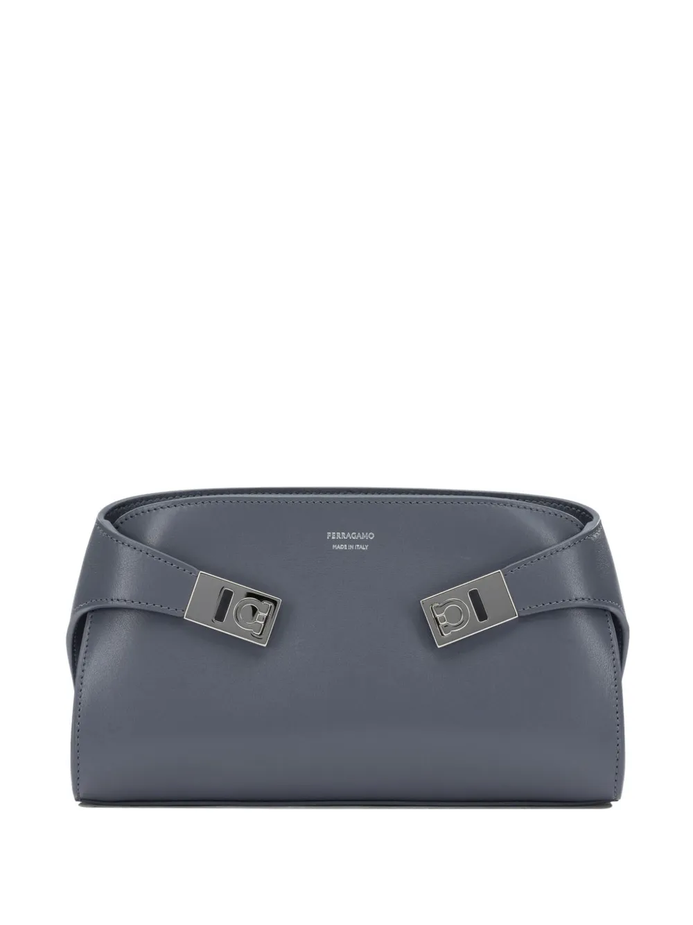 Ferragamo small Hug leather shoulder bag - Blau