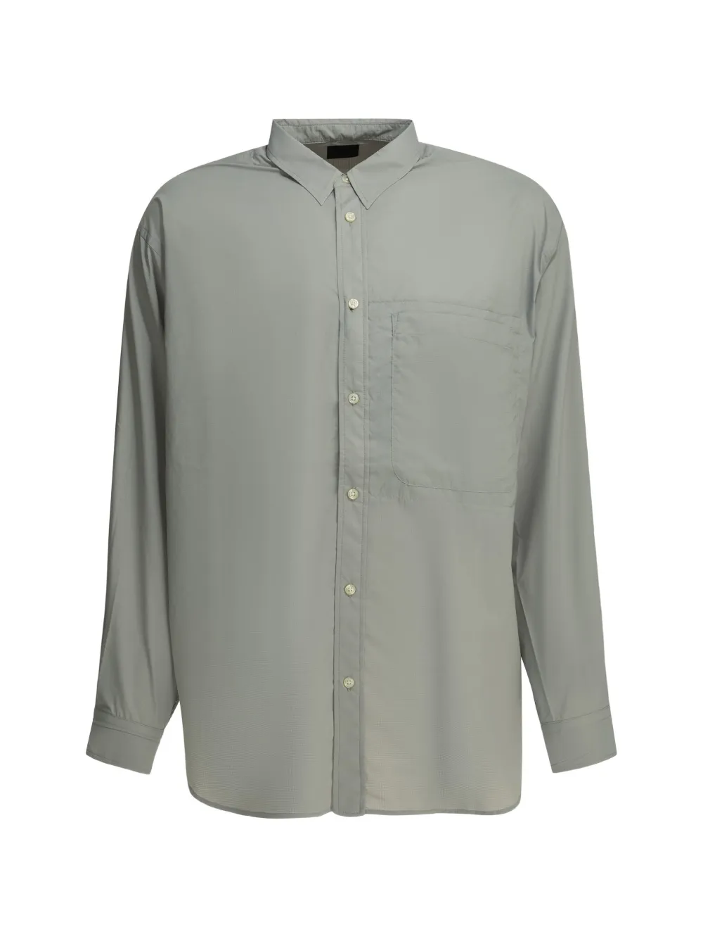 DAIWA PIER39 ripstop chest-pocket shirt - Grau