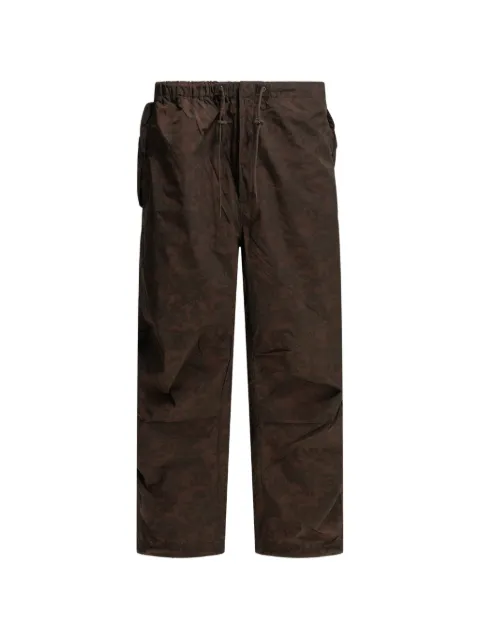 BEAMS PLUS floral-print drawstring trousers