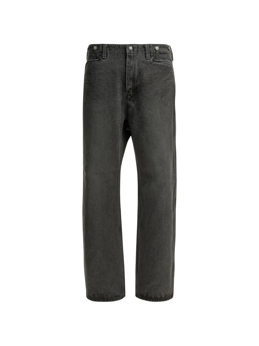 Needles logo-patch jeans - Nero