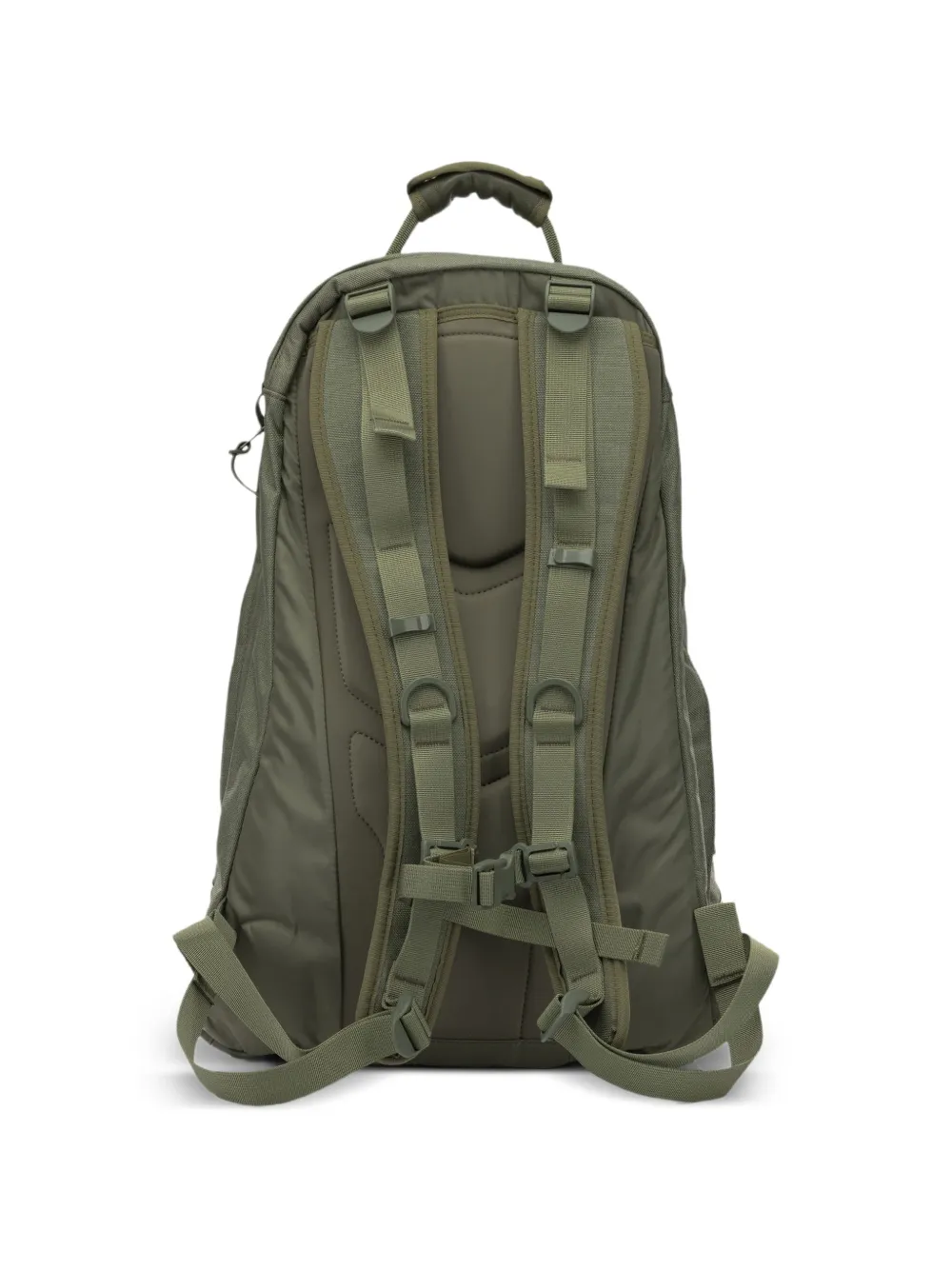  Visvim Sac à Dos Zippé à Empiècements En Cuir - Vert 