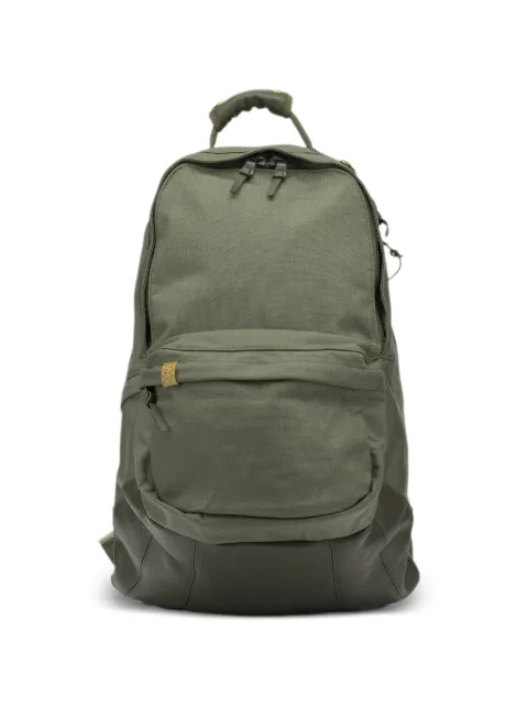 visvim leather-panelled zip-around backpack