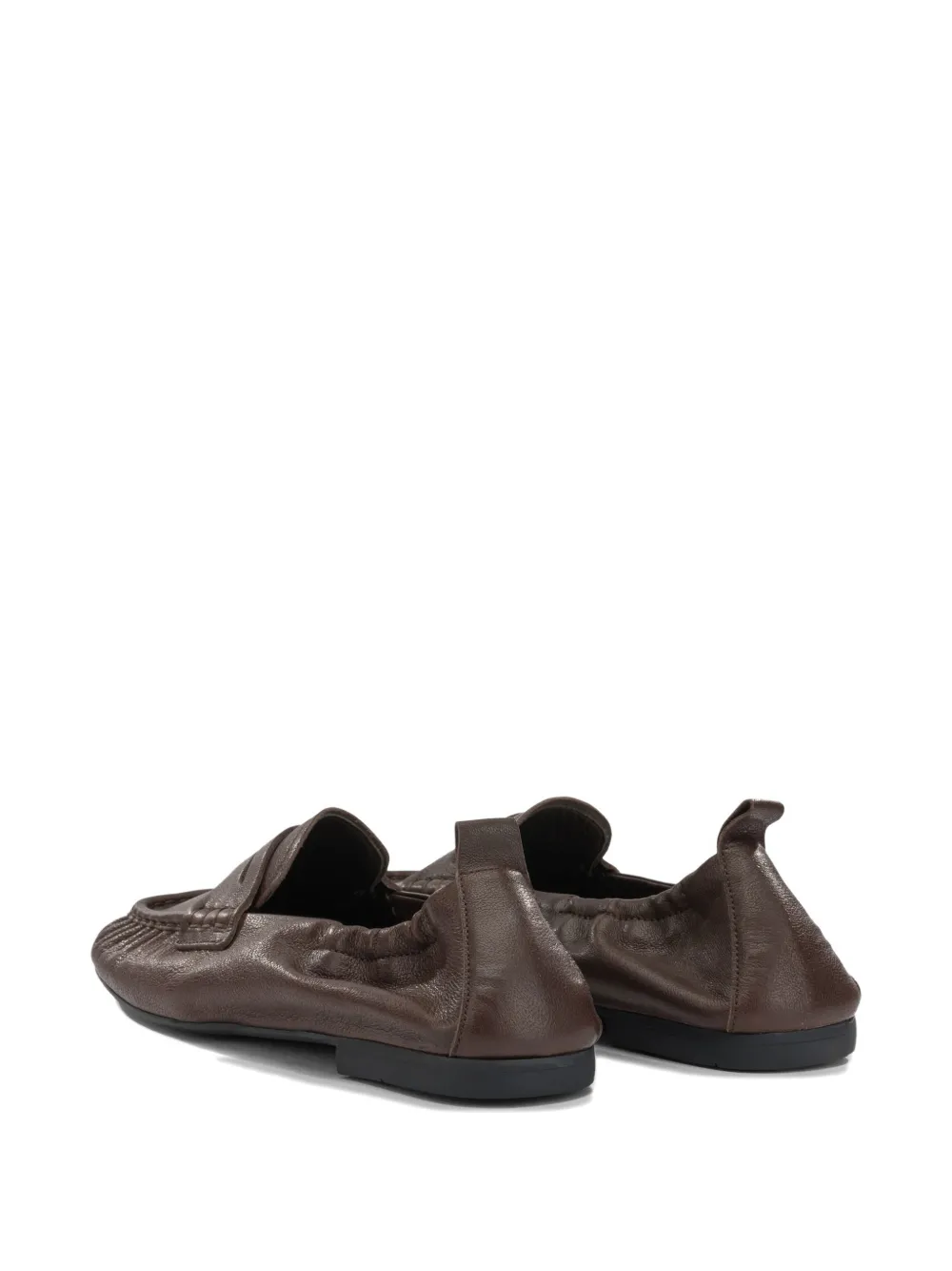 Copenhagen Loafers met ruches Bruin