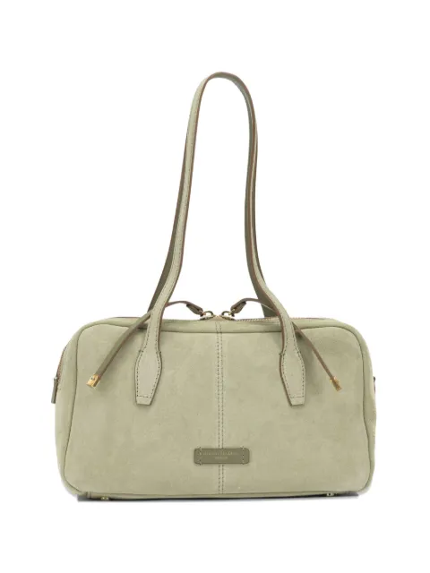 GIANNI CHIARINI Aryna suede zip-top tote bag
