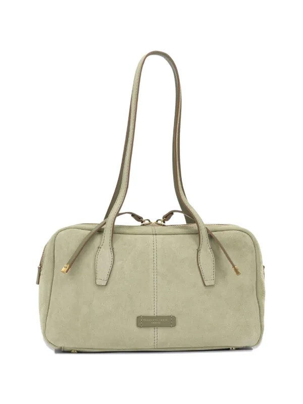 GIANNI CHIARINI Aryna スエード ハンドバッグ | グリーン | FARFETCH JP