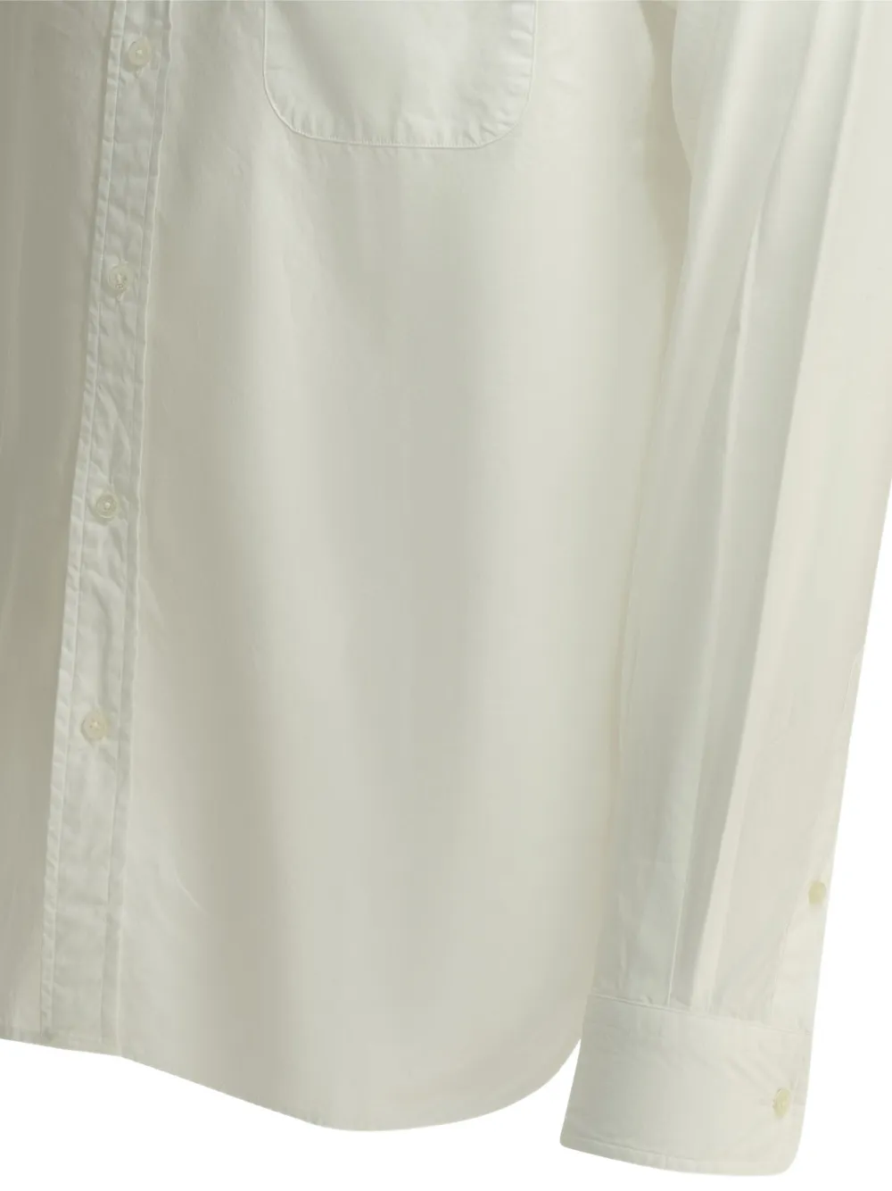 BEAMS PLUS Button-down oervhemd met borstzak Wit