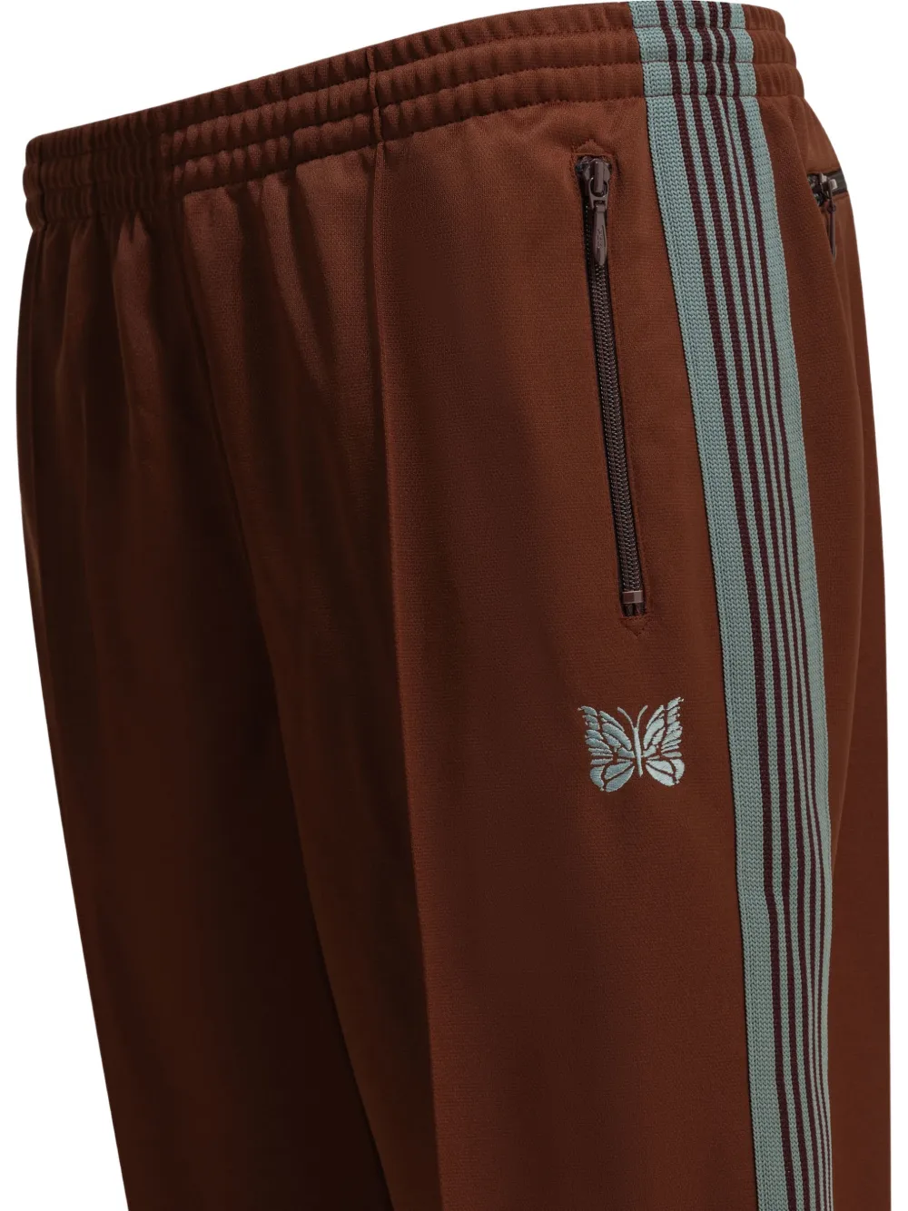 Needles Trainingsbroek met zijstreep Rood