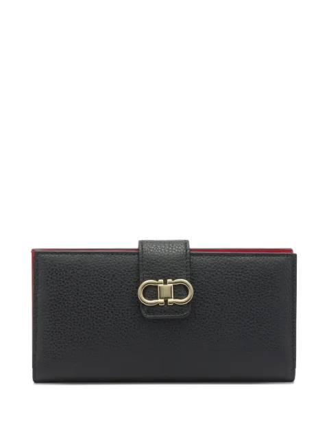 Ferragamo pebbled-leather wallet