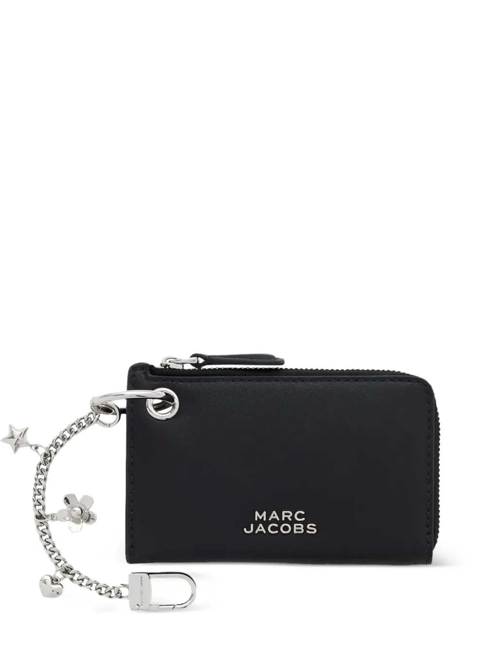 Marc Jacobs charm-embellished leather wallet - Nero