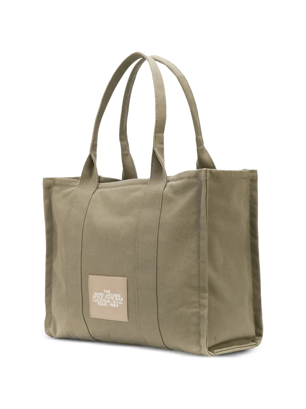 Marc Jacobs The Tote Bag canvas shopper Groen