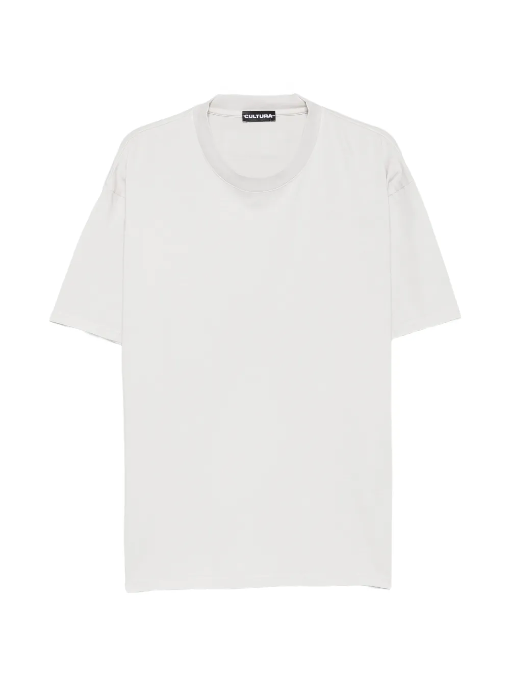 CULTURA logo-patch T-shirt - Grigio