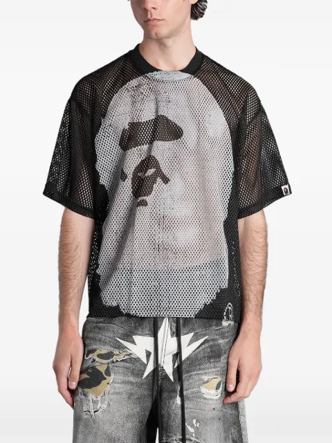A BATHING APE® Ape Head mesh T-shirt
