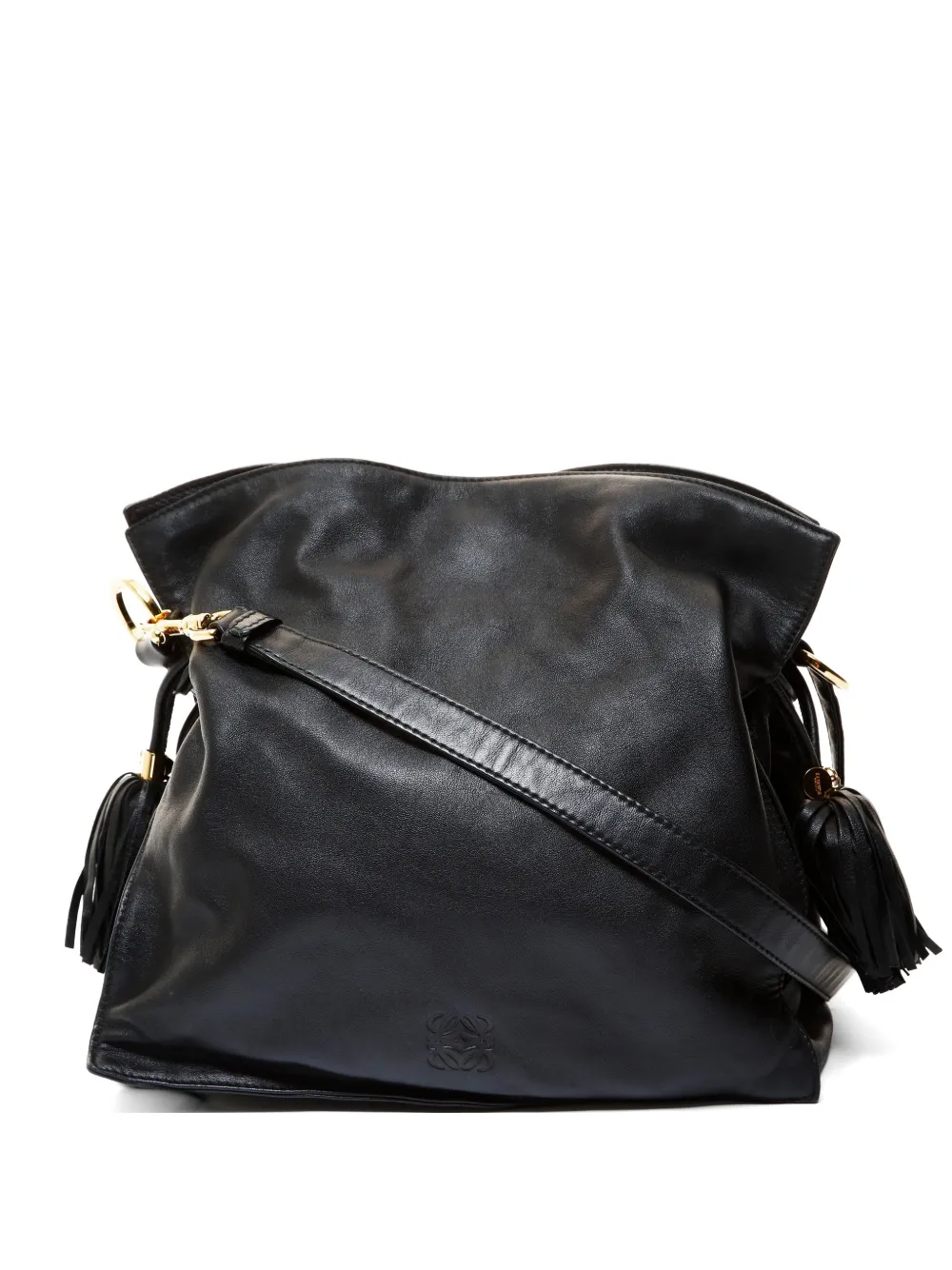 Loewe Pre-Owned 2010s Flamenco Anagram shoulder bag - Nero
