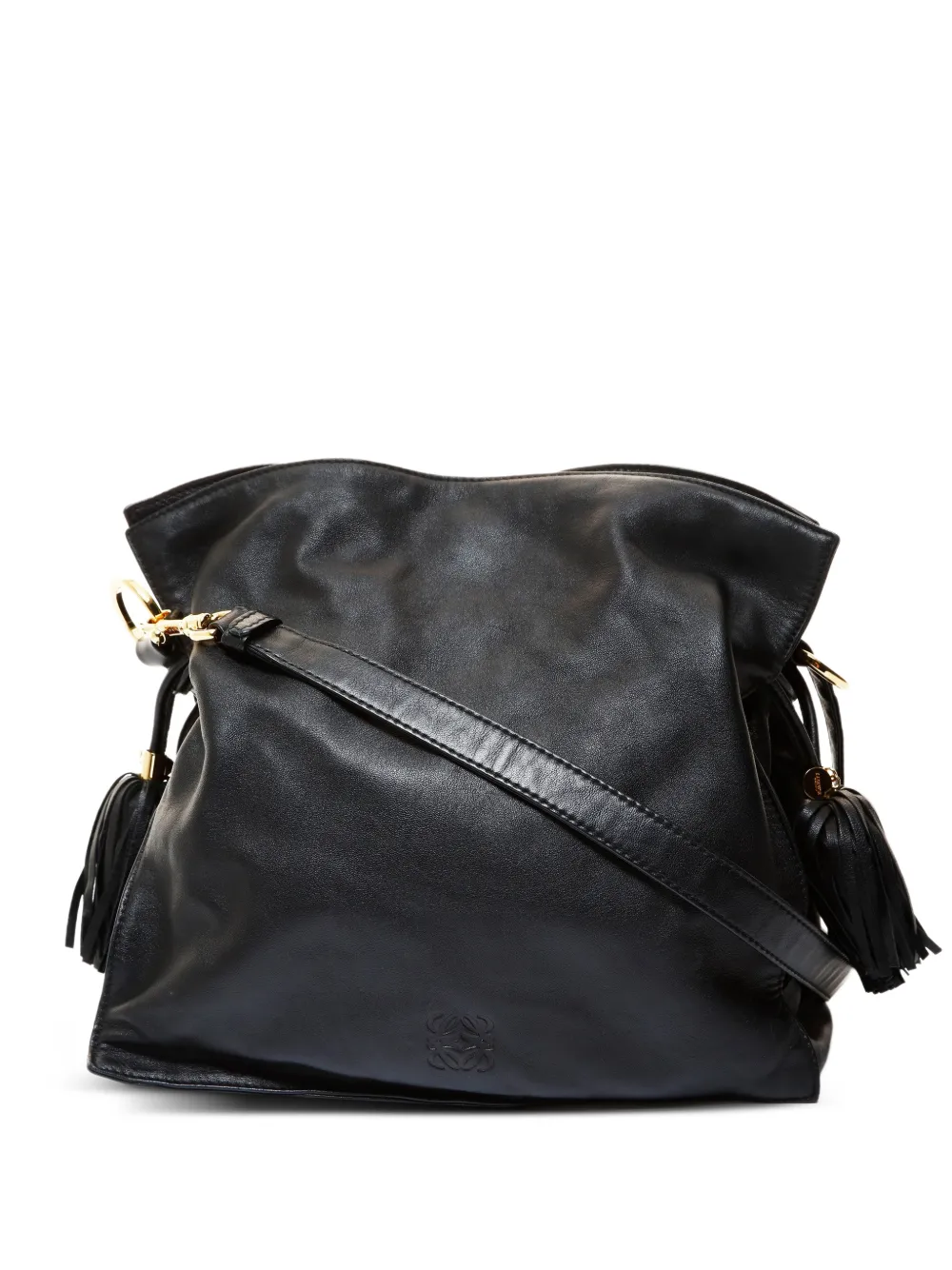Loewe Pre-Owned 2010s Flamenco Anagram shoulder bag - Nero