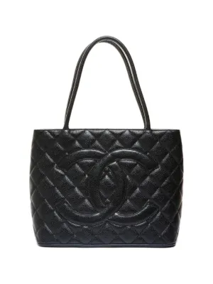 CHANEL Pre-Owned 2013 CC Leather Tote Bag | Black | FARFETCH