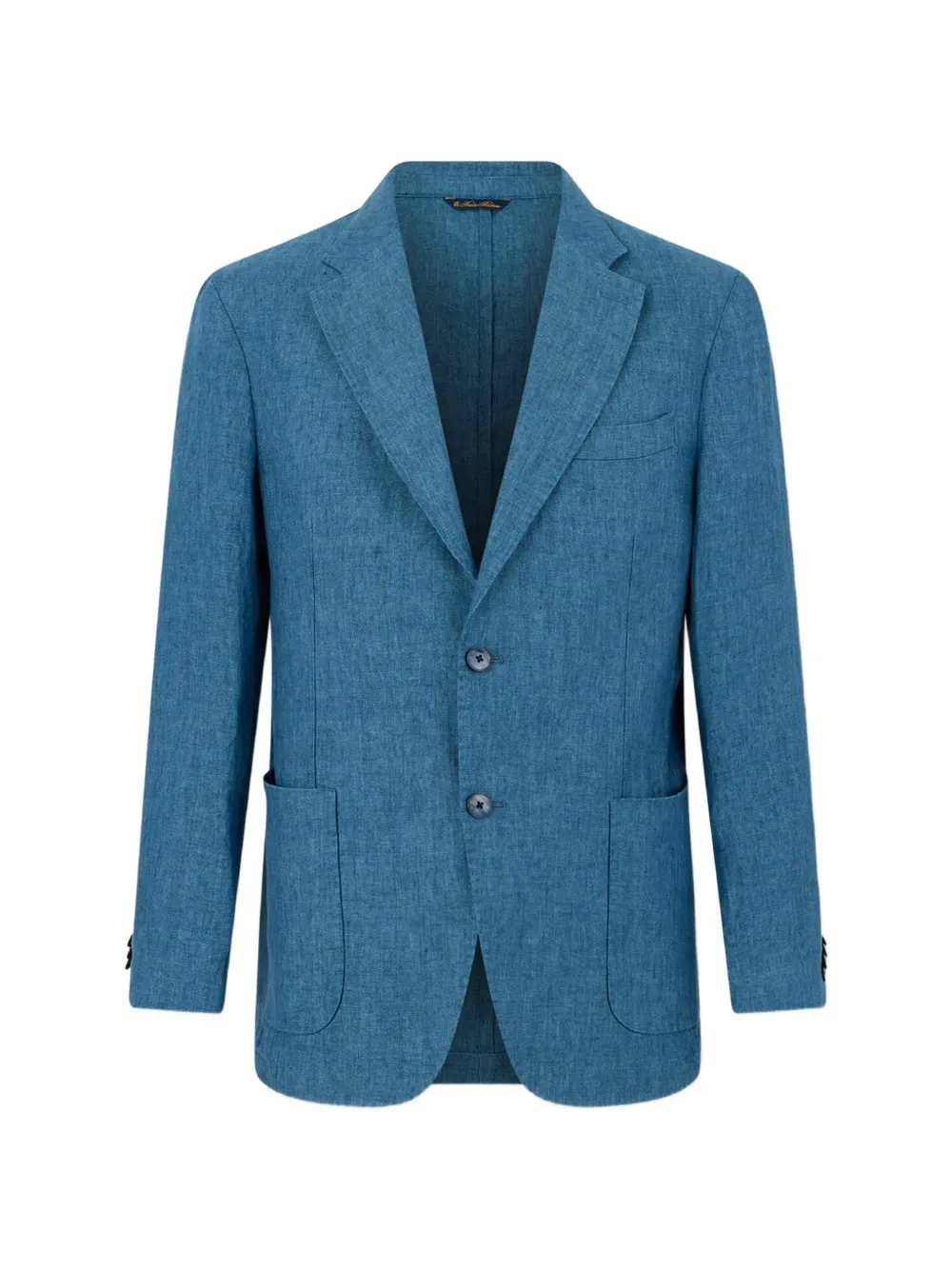 Brooks Brothers herringbone-weave single-breasted blazer - Blu