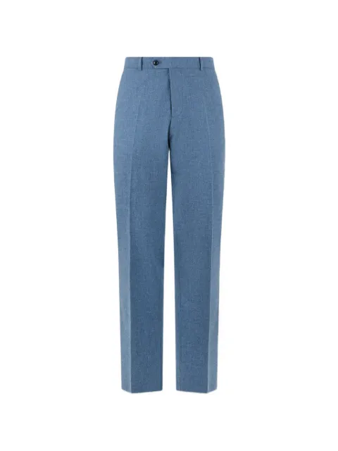 Brooks Brothers pressed-crease tailored trousers