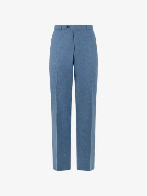 Brooks Brothers pressed-crease tailored trousers