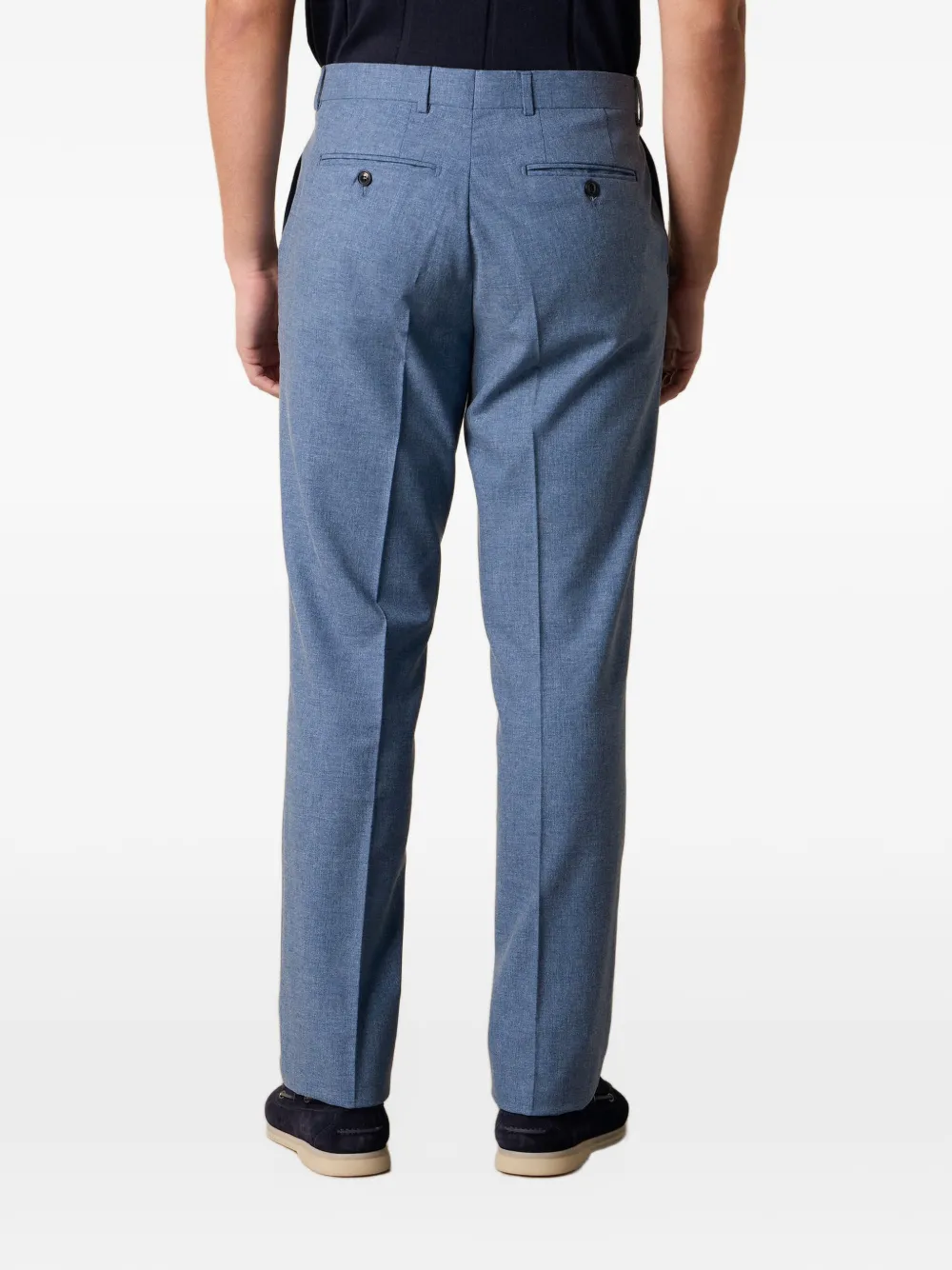 Brooks Brothers Geplooide pantalon Blauw
