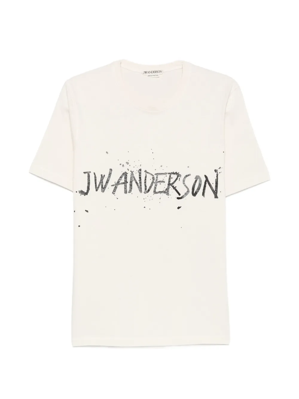 JW Anderson logo-print T-shirt - Toni neutri