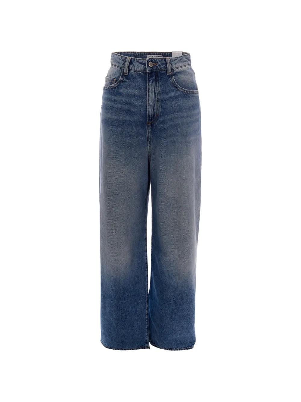 ICON DENIM Coco star-embroidered jeans - Blu